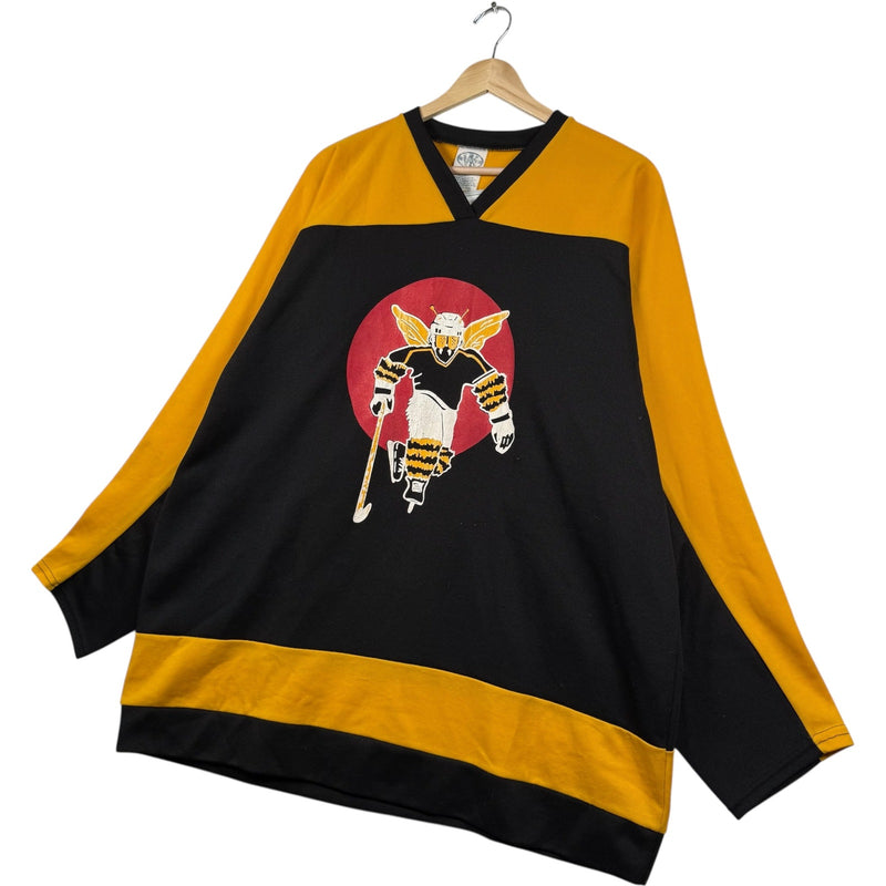 Vintage Bee Skater Logo Gavagan #13 Hockey Jersey