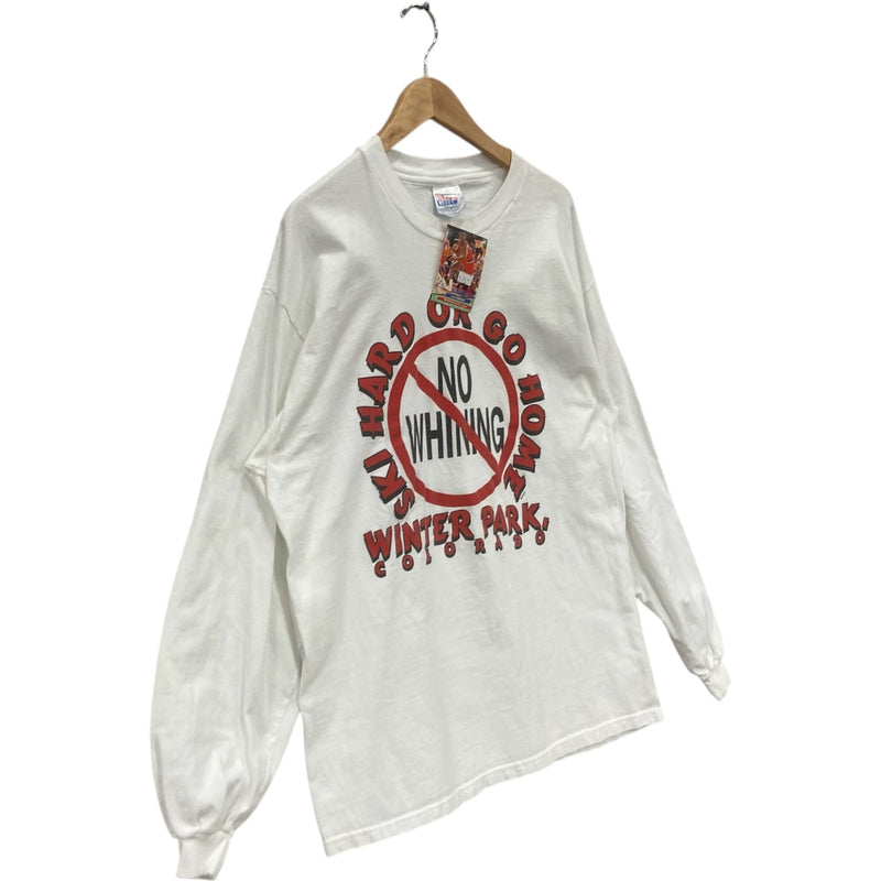 Vintage No Whining Winter Park Colorado Souvenir Long Sleeve