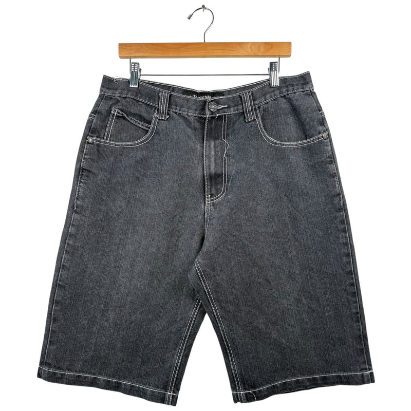 Vintage Raw Blue Denim Shorts 34