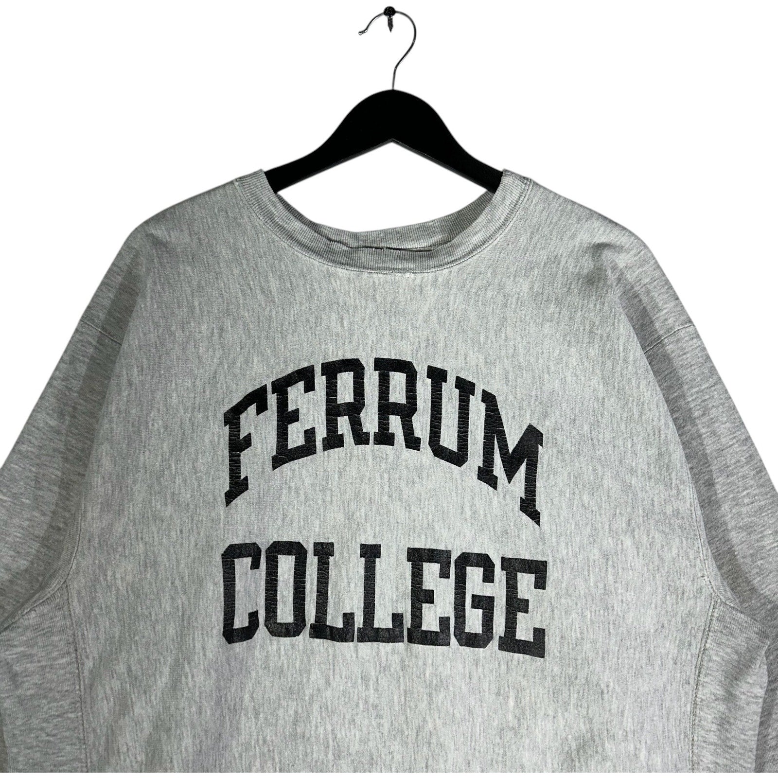 Vintage Champion Reverse Weave Warm Up Ferrum College Crewneck