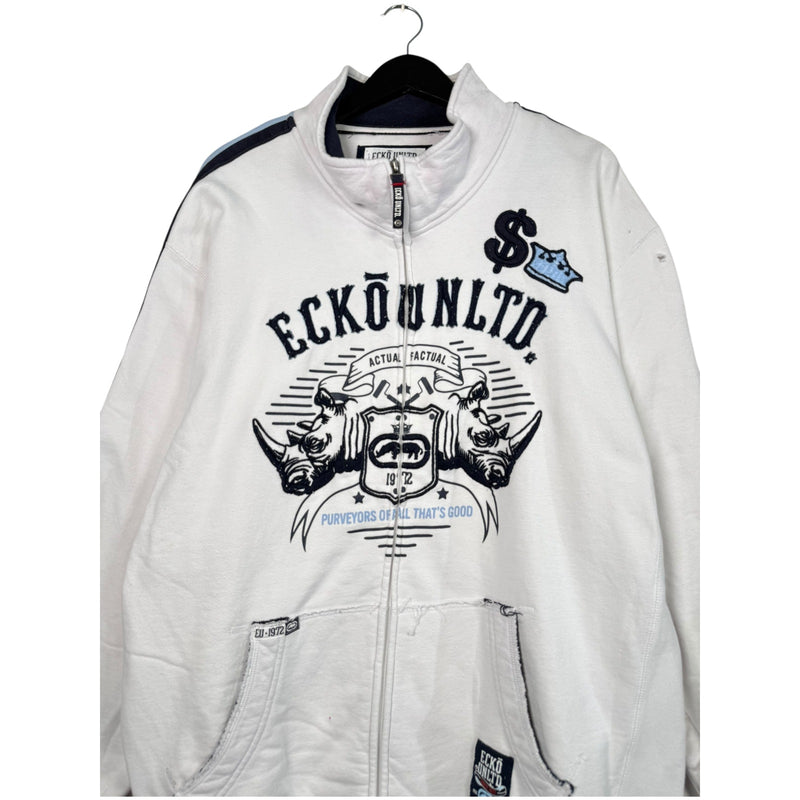 Vintage Ecko Unltd. Chest Logo Full Zip Light Jacket