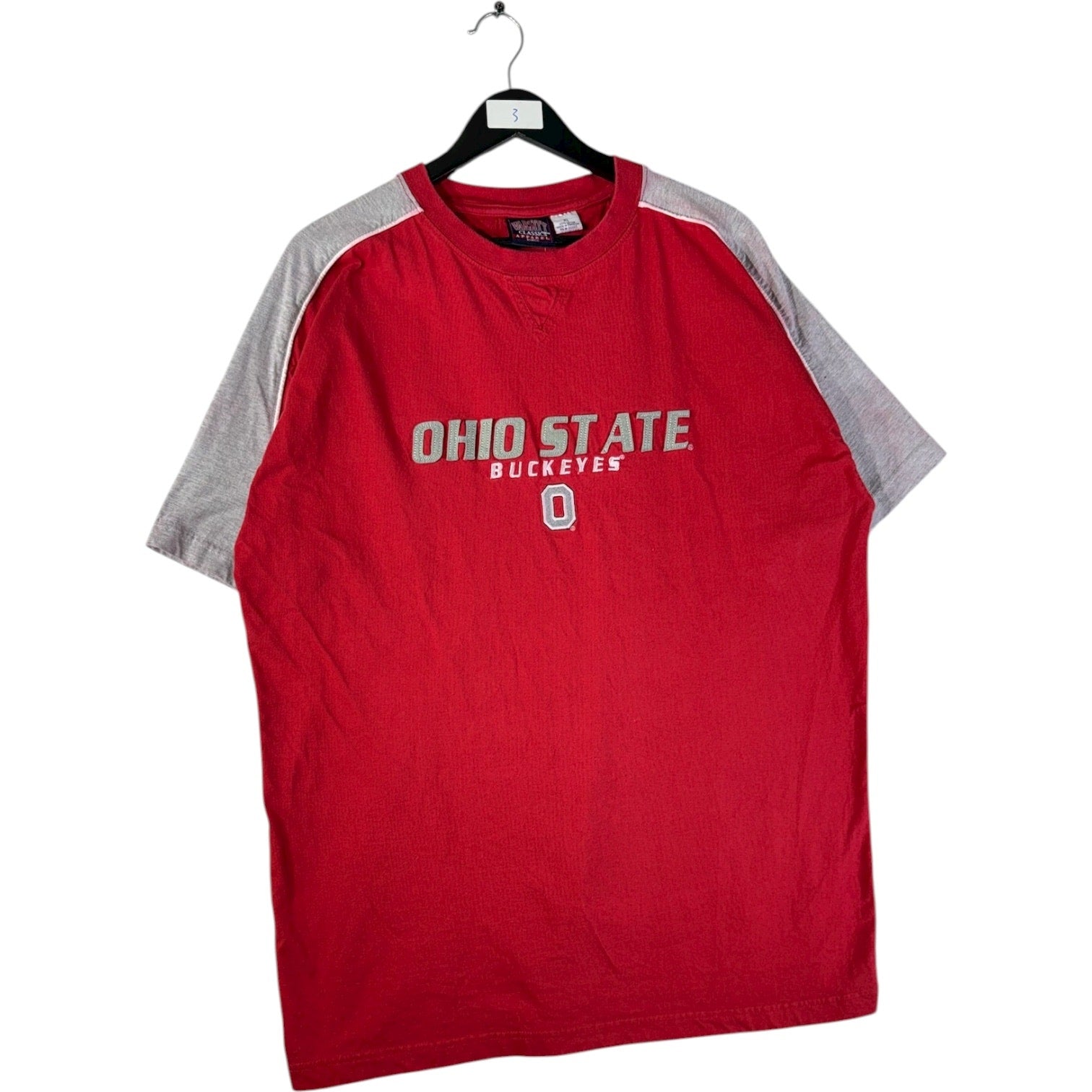 Vintage Ohio State Buckeyes Graphic Raglan T-Shirt