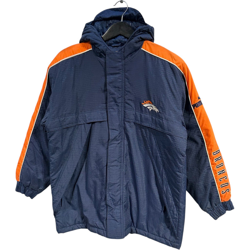 Vintage Youth Puma Denver Broncos Puffer Jacket