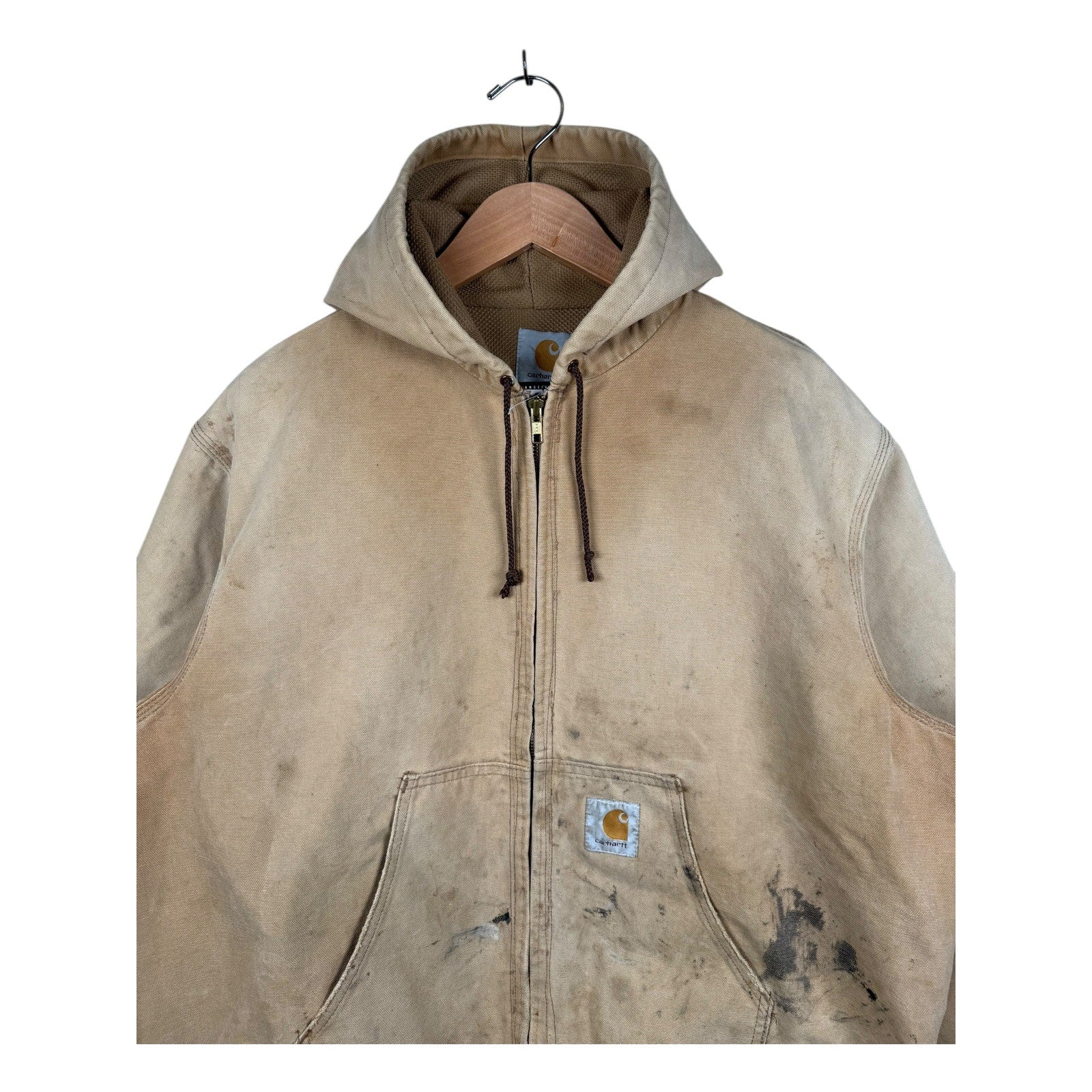 Vintage Carhartt Thermal Lined Full Zip Hoodie