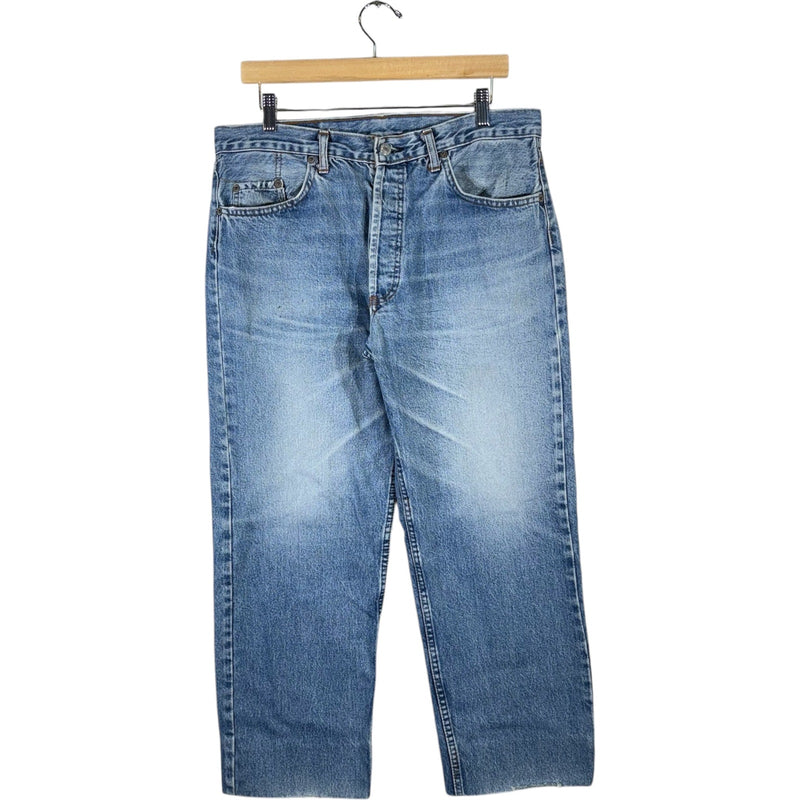 Vintage Levi's 501 Light Wash Straight Leg Jeans
