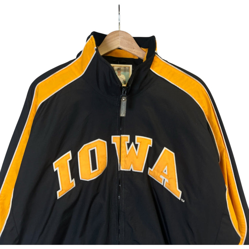 Vintage Majestic University of Iowa Spellout Windbreaker