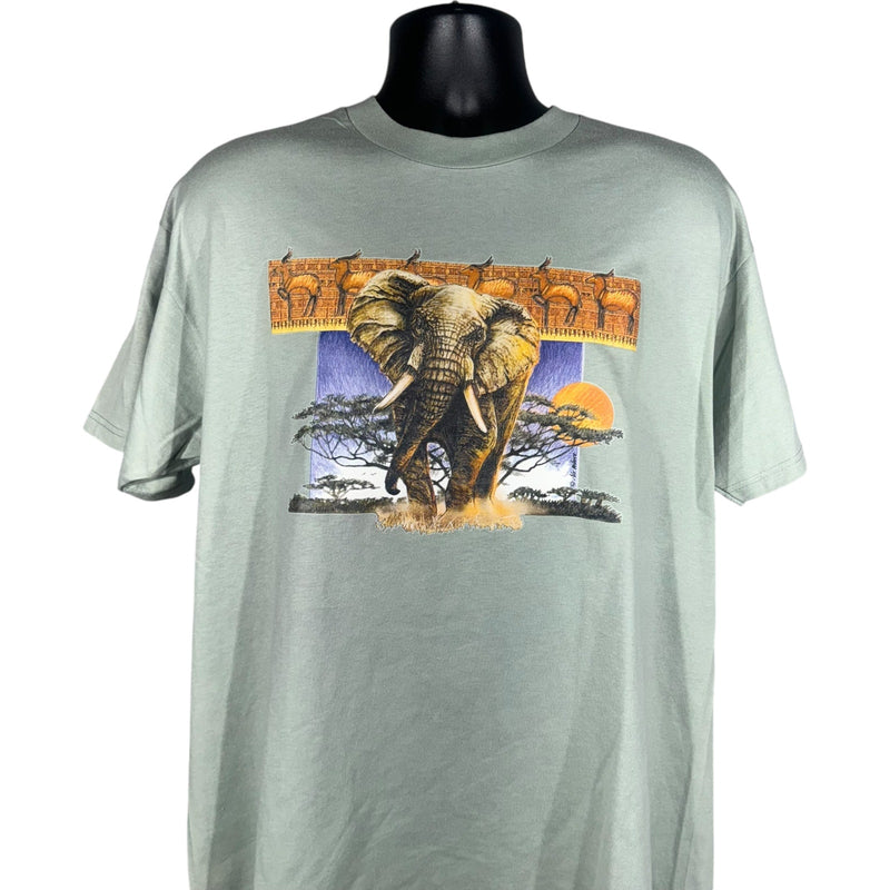 Vintage Hanes Sub-Saharan Elephant Wilderness Tee