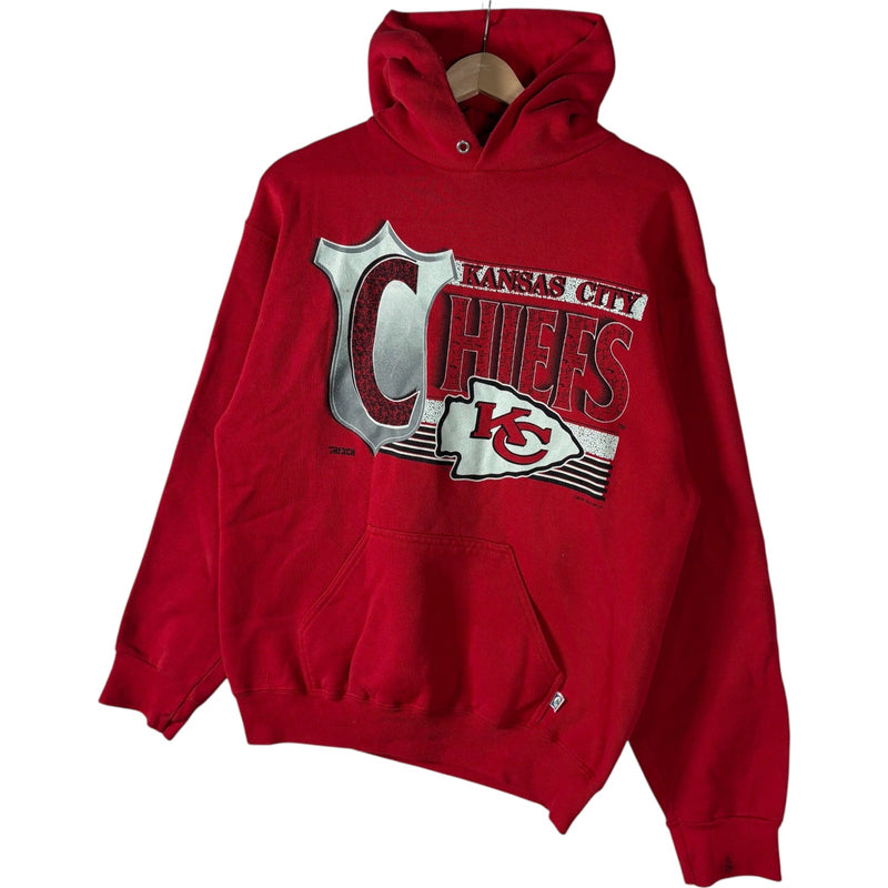 Vintage Kansas City Chiefs Spellout NFL Hoodie 90s