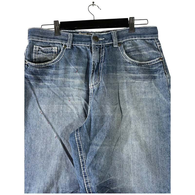Vintage SoKool Bermuda Utility Denim Shorts 34