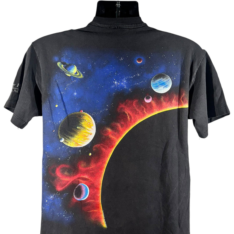 Vintage Dynamic Solar System Outer Space Graphic Tee 90s