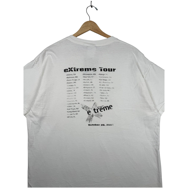 Vintage Microsoft Extreme Tour 2001 T-Shirt