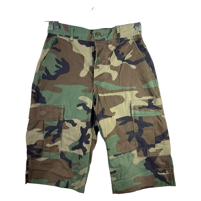Vintage Cargo Camouflage Shorts X-Small