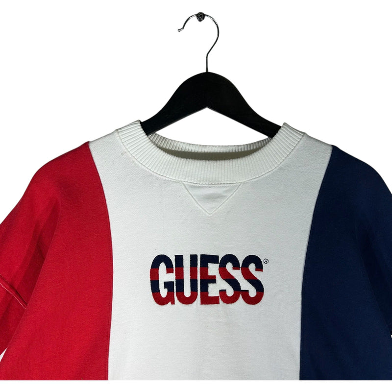 Vintage Guess Color Block Crewneck