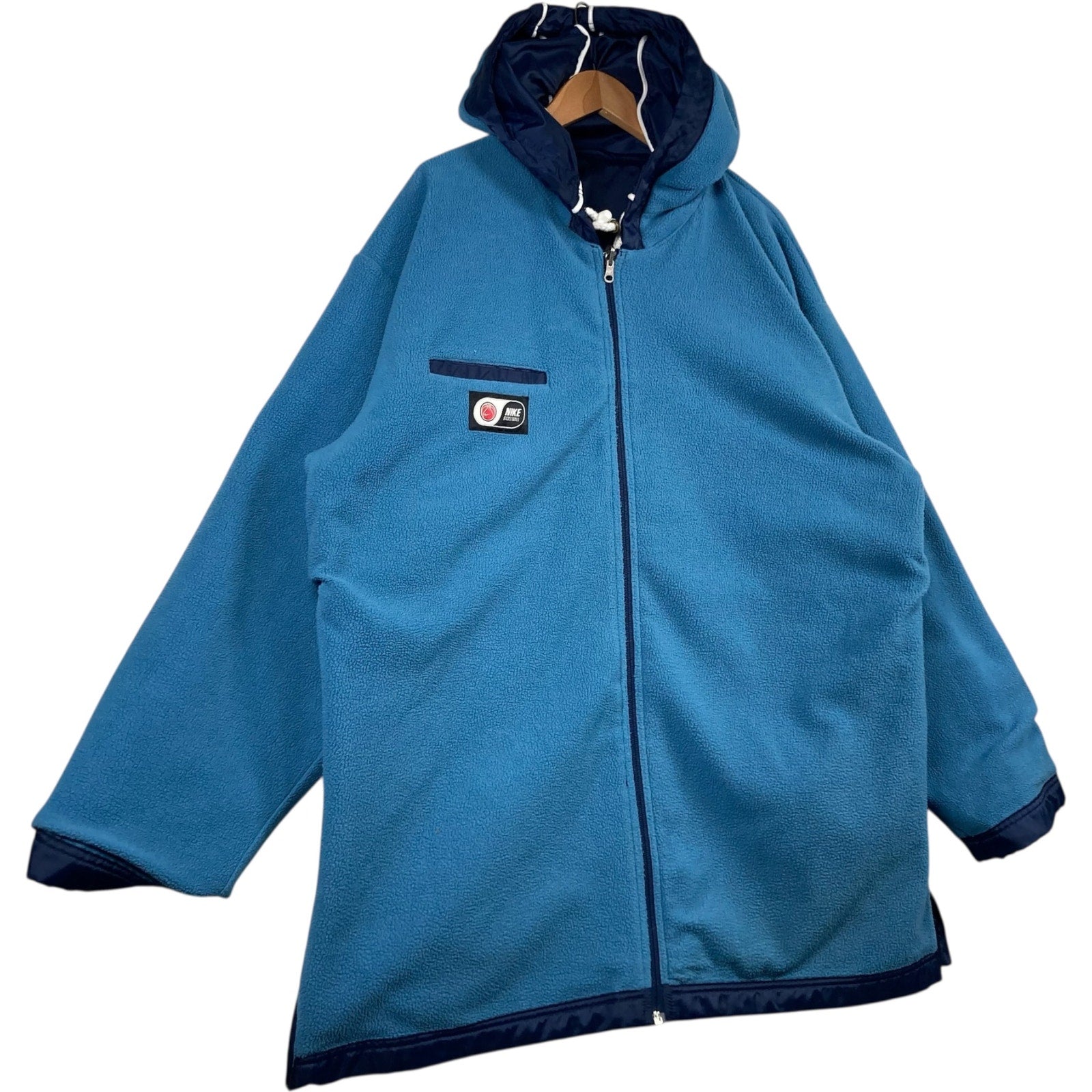 Vintage Nike Reversible Fleece Lined Hooded Jacket