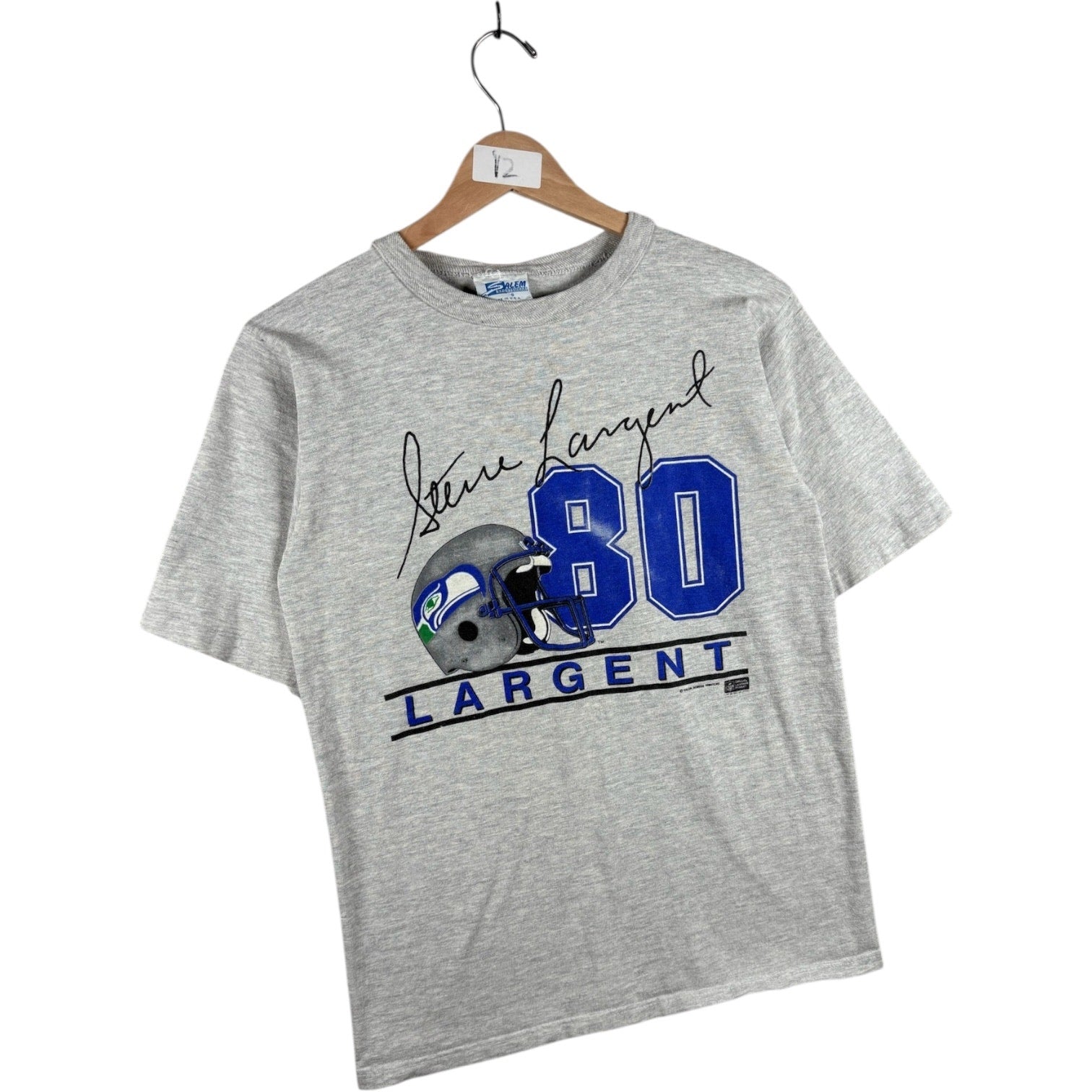 Vintage Steve Largent 80 Seattle Seahawks NFL T-Shirt