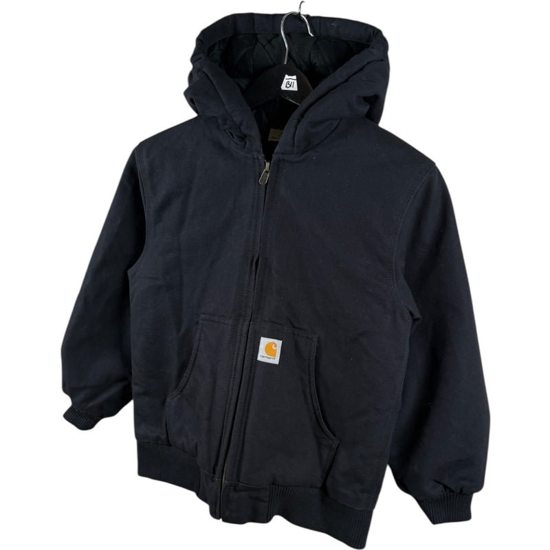 Vintage Youth Carhartt Active Jac Insulated Hoodie Full Zip Jacket