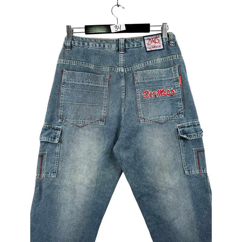 Vintage Dermson Cargo Pockets Denim Pants 34