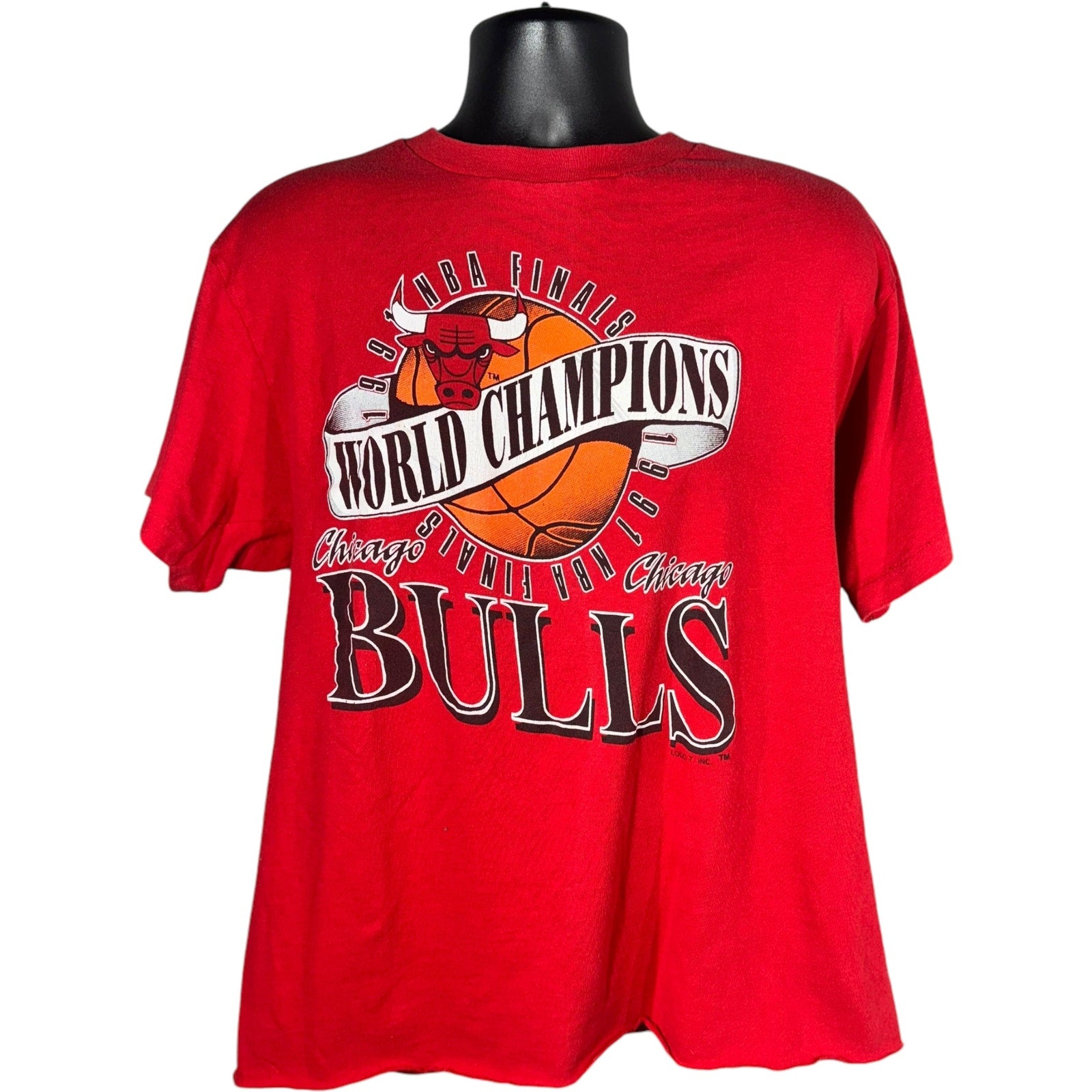 Vintage NBA Chicago Bulls World Champions Tee 1991