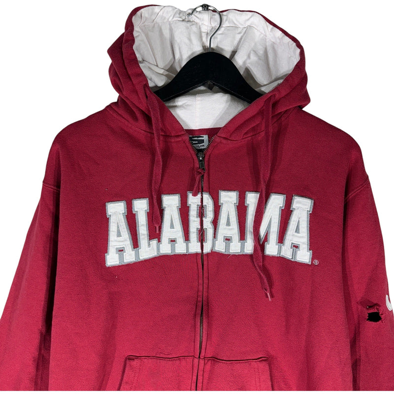 Vintage University Of Alabama Spellout Full Zip Hoodie