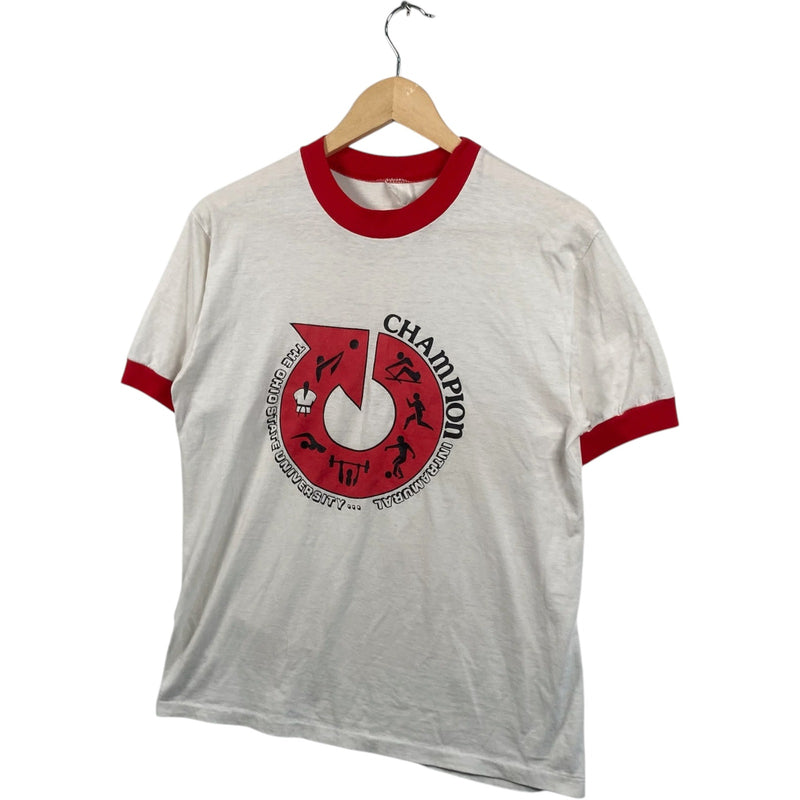 Vintage Ohio State University Intramural Champ Ringer Tee
