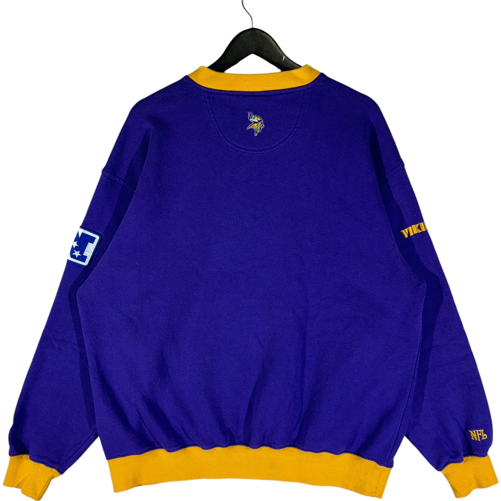 Vintage NFL Minnesota Vikings V Neck Sweatshirt