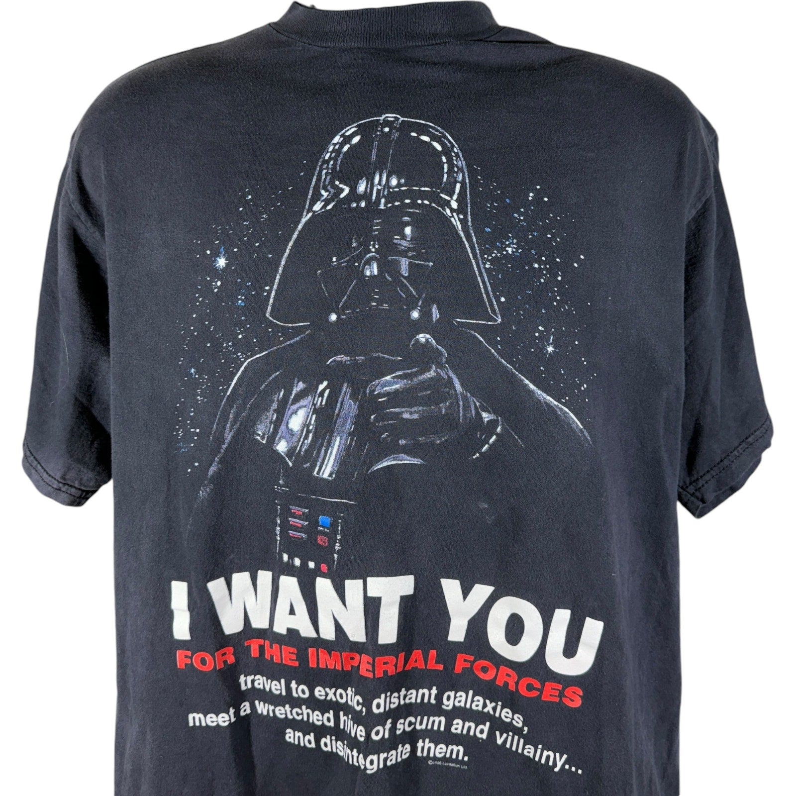 Vintage Star Wars Darth Vader "I Want You" Movie Promo Tee