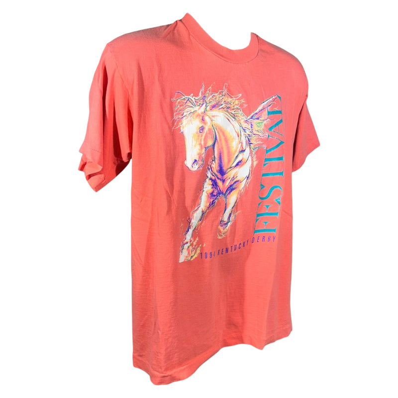 Vintage Kentucky Derby Festival Large Horse Tee