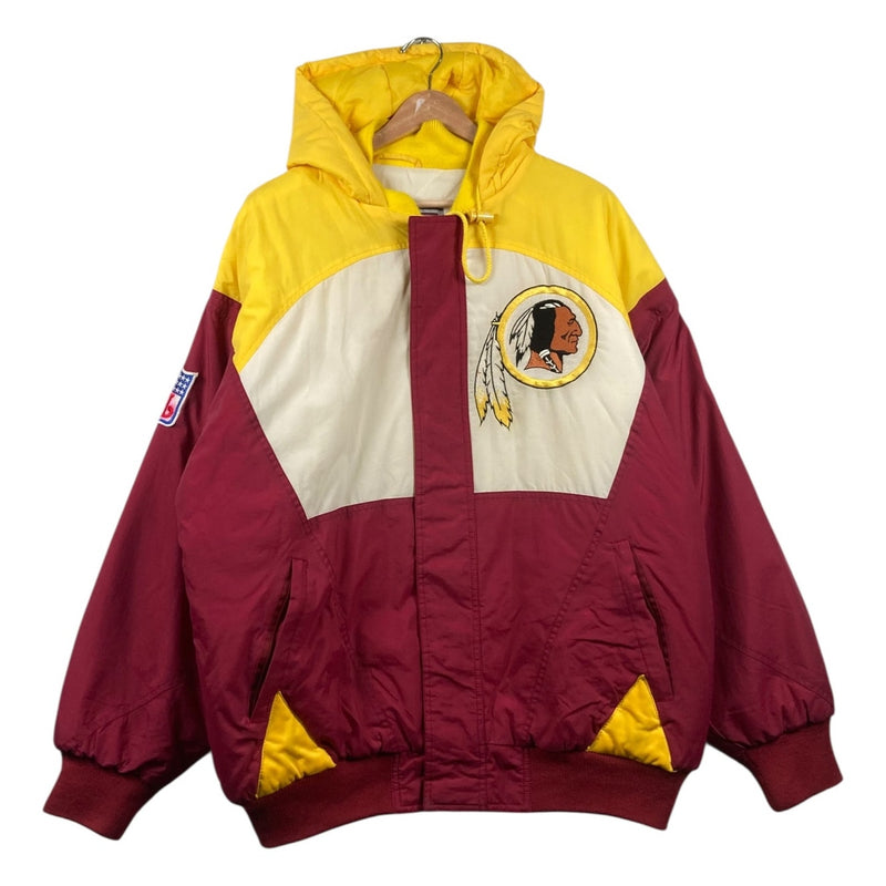 Vintage Washington Redskins Colorblock NFL Hooded Jacket