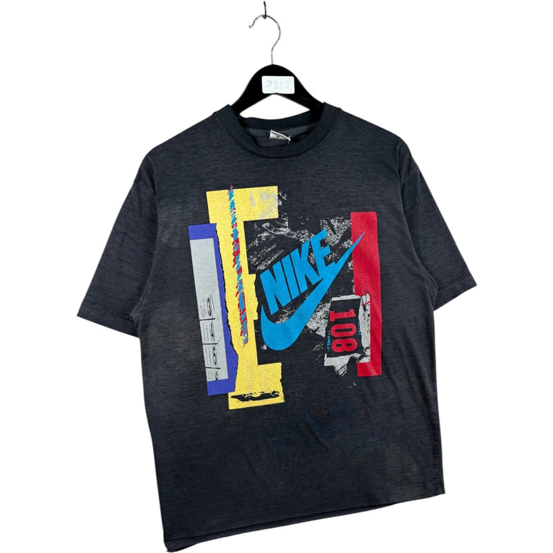 Vintage Nike Color Block Abstract Graphic 90s T-Shirt