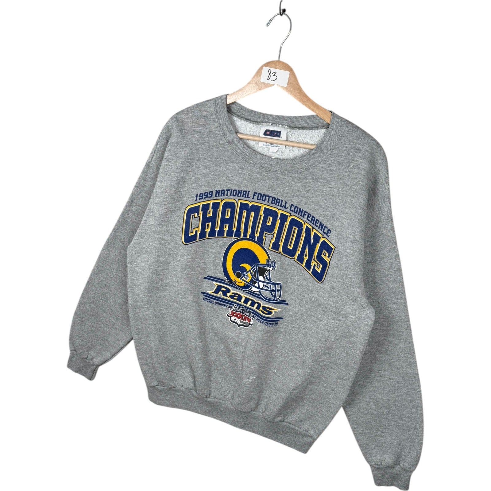 Vintage St. Louis Rams Super Bowl XXXIV Crewneck