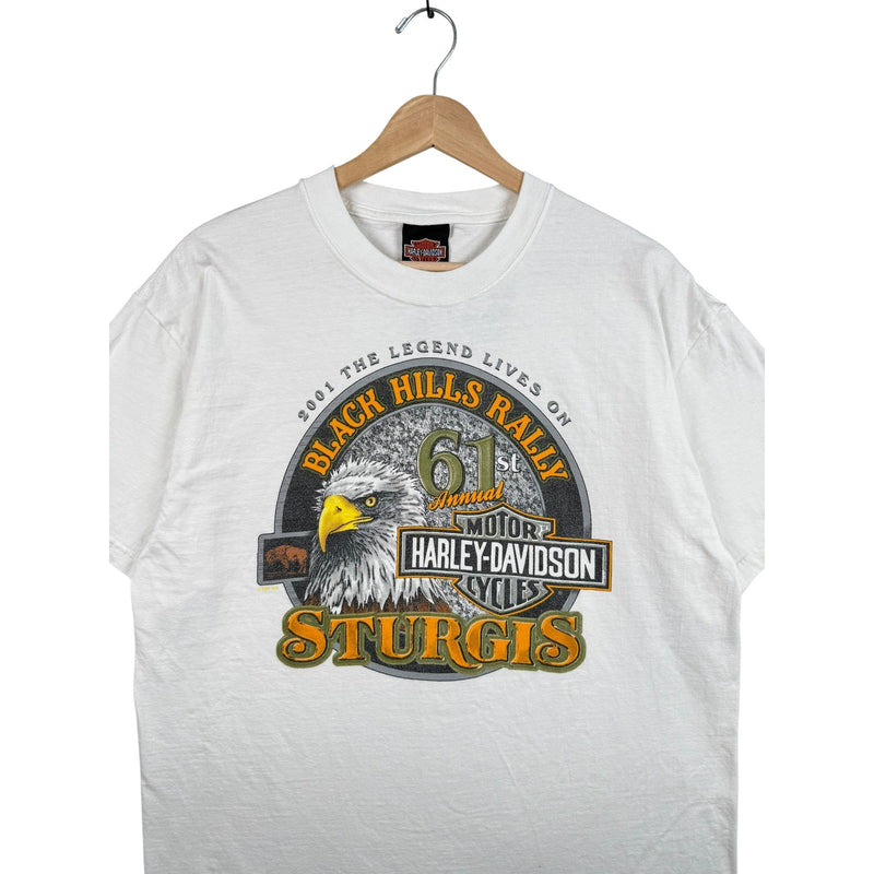 Vintage Harley Davidson Motorcycles T-Shirt 2001