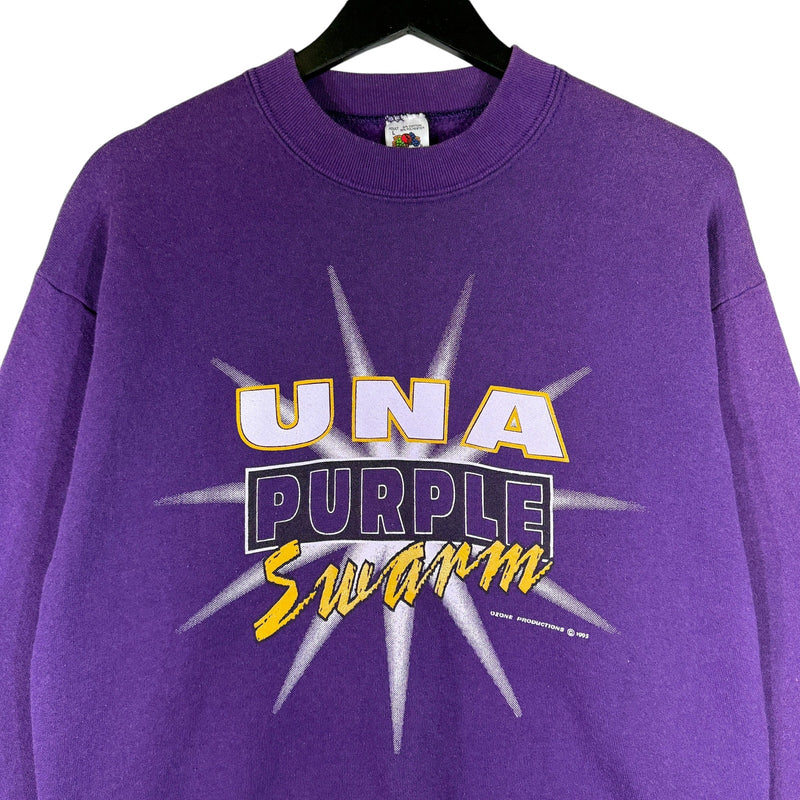 Vintage University Of North Alabama Purple Swarm Crewneck