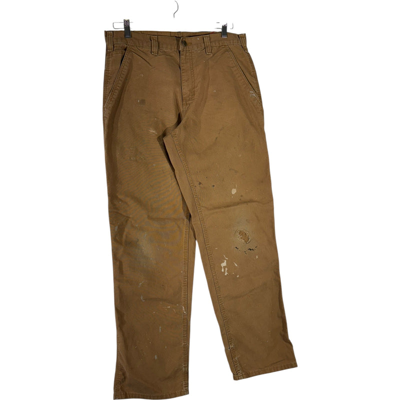 Vintage Carhartt Dungaree Fit Workwear Utility Carpenter Pants 33x34