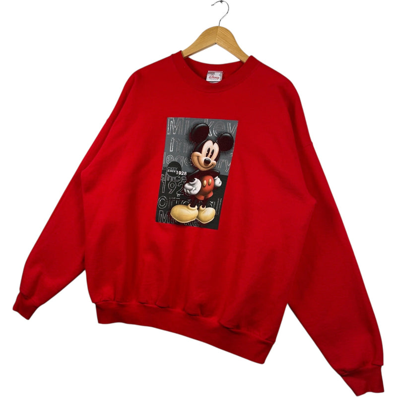 Vintage Disney Mickey Mouse Box Logo Crewneck