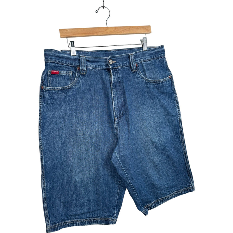 Vintage Fubu Straight Bermuda Jean Denim Shorts 38