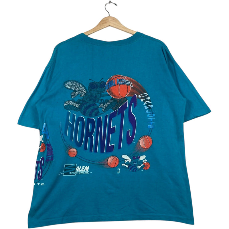 Vintage Charlotte Hornets Aerial Assault Full Art Tee