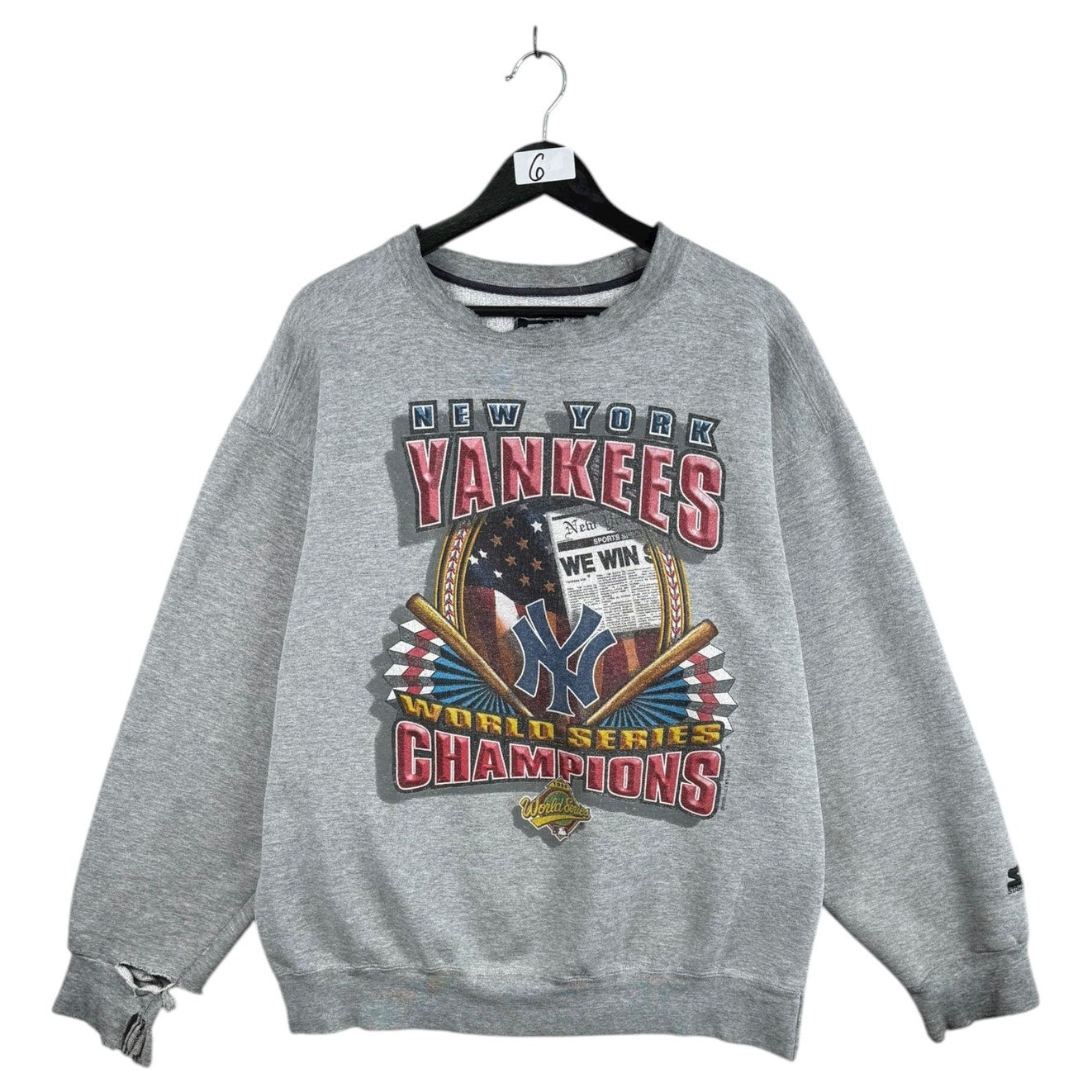 Vintage Starter New York Yankees MLB World Series Crewneck