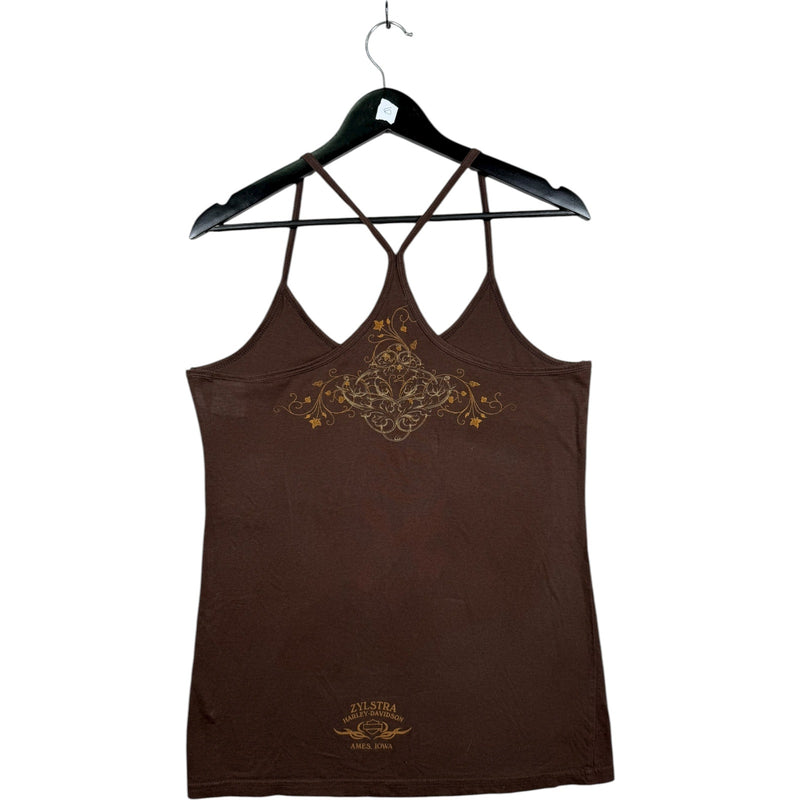 Vintage Harley Davidson Floral Cami Tank Top