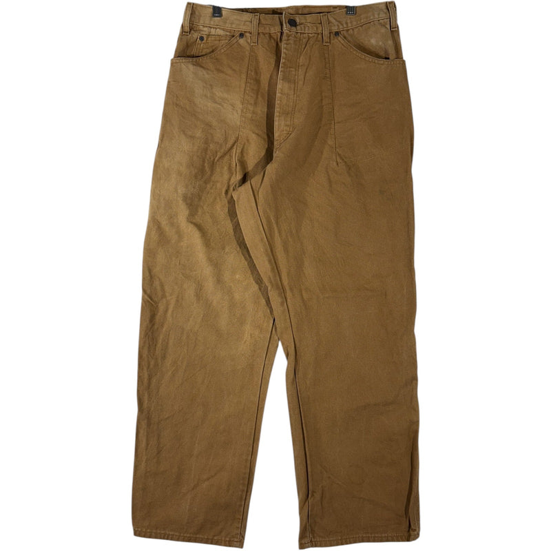 Vintage Dickies Workwear Cargo Carpenter Pants 34x30