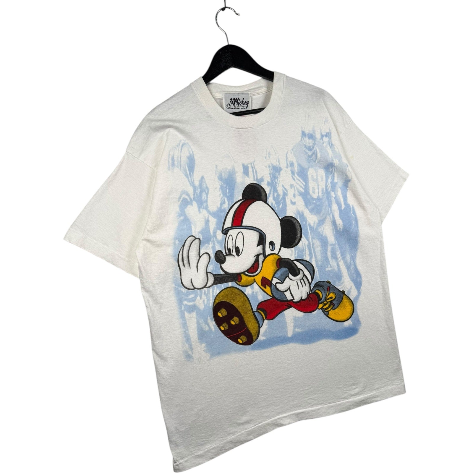 Vintage Disney Mickey Mouse Football T-Shirt