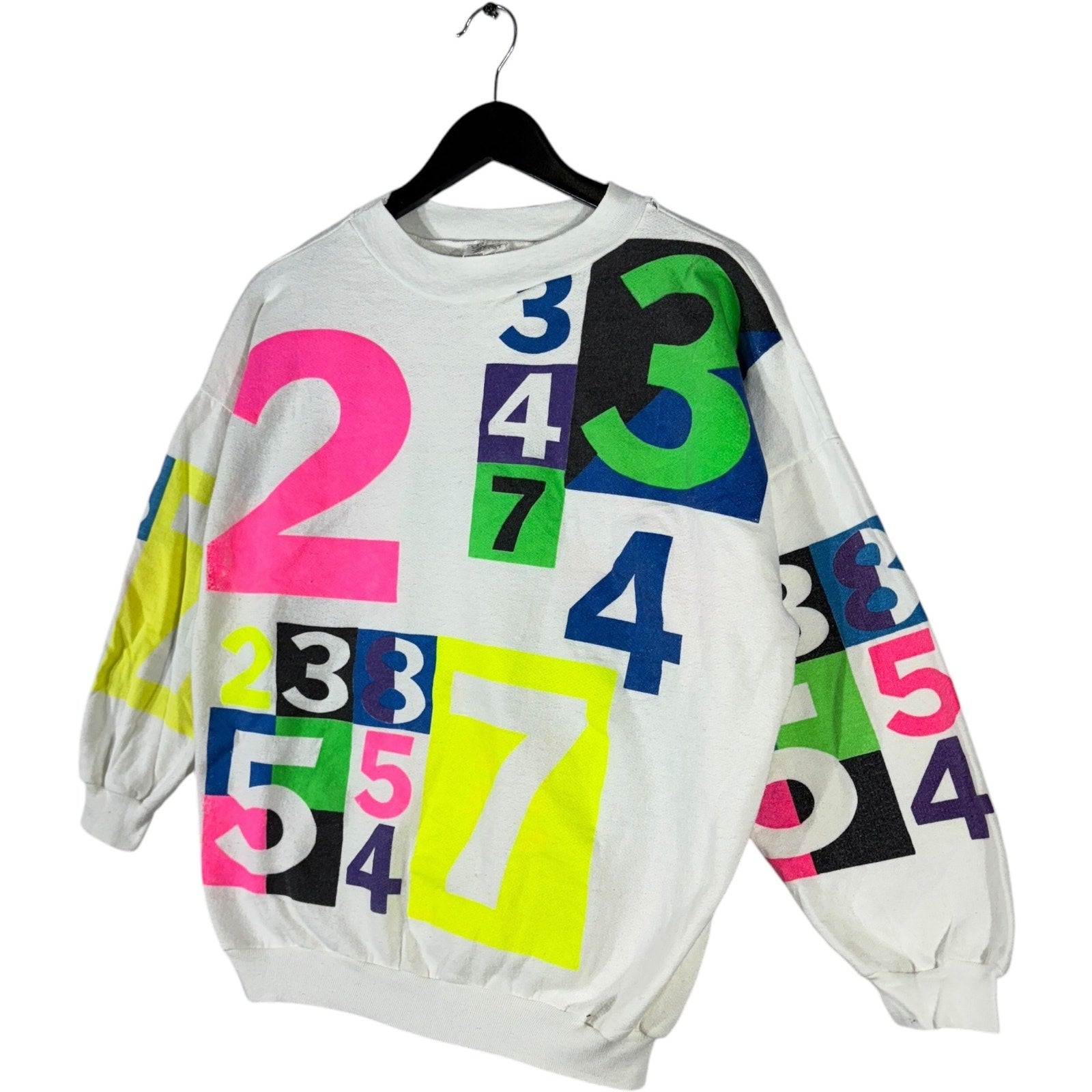 Vintage Numbers AOP Crewneck