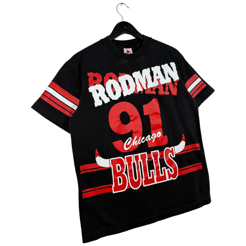 Vintage Chicago Bulls Dennis Rodman NBA T-Shirt 1991