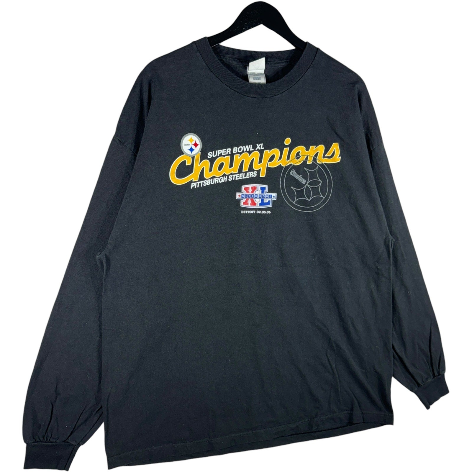 Vintage Pittsburgh Steelers SuperBowl XL Champions Long Sleeve