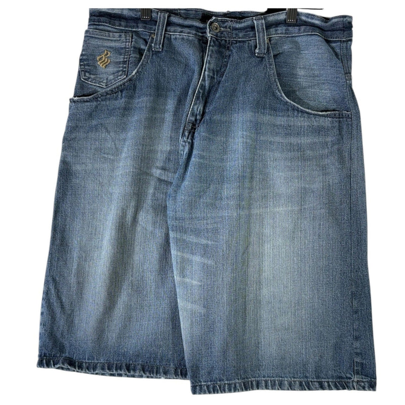 Vintage Rocawear Wide Leg Denim Shorts 36