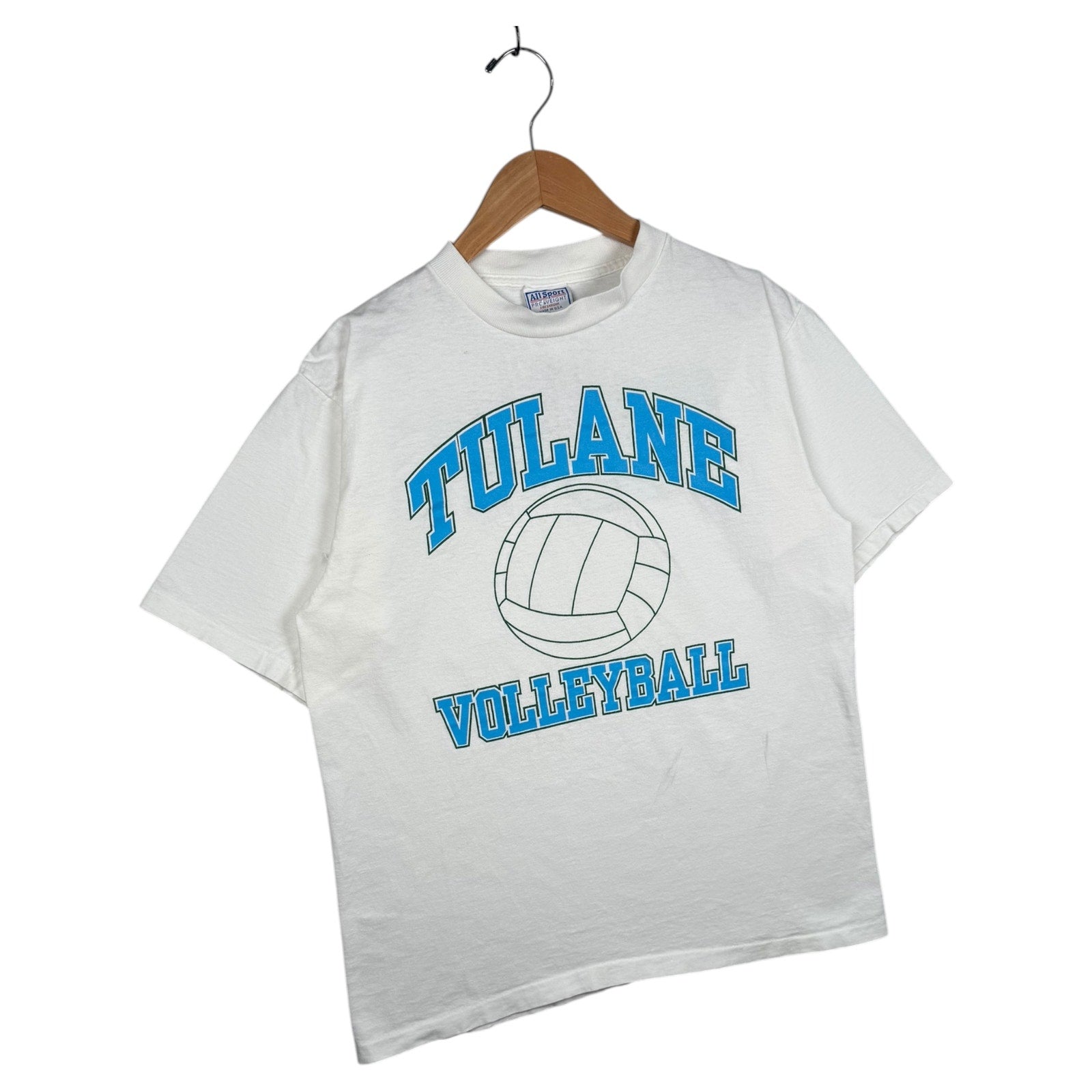 Vintage Tulane University Volleyball NCAA Graphic T-Shirt