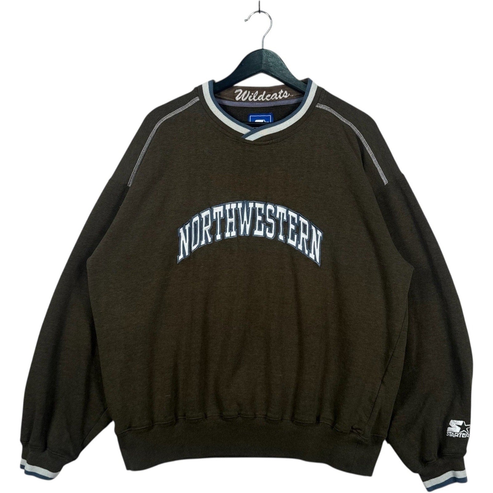 Vintage Northwestern Arch Spellout Starter Crewneck