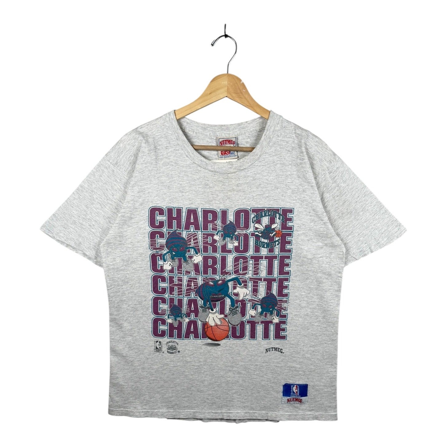 Vintage Charlotte Hornets Hugo Mascot T-Shirt