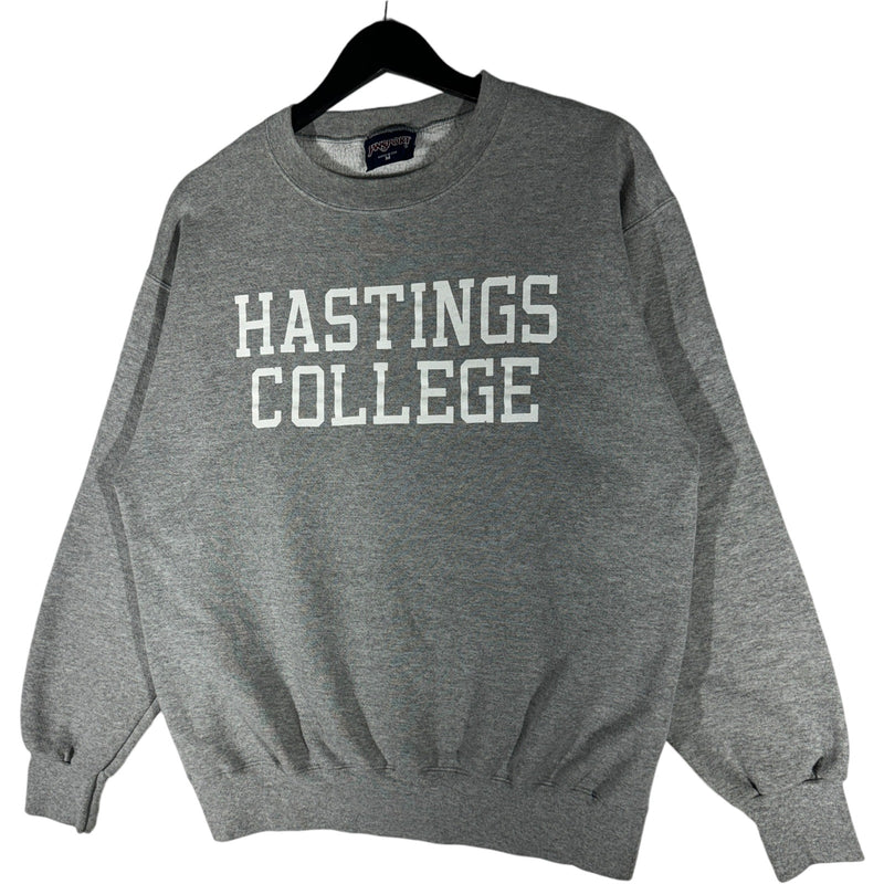 Vintage Hastings College Spellout Crewneck