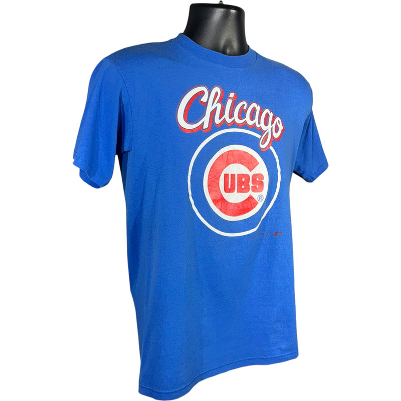 Vintage Chicago Cubs Big Logo Spellout MLB Tee 90s