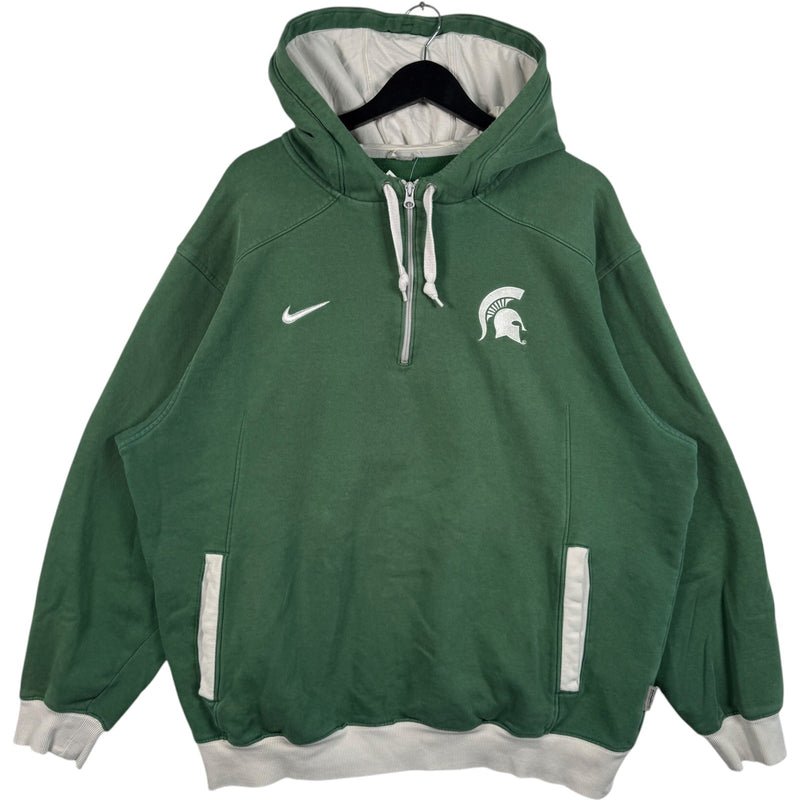 Vintage Nike Michigan State University Spartans Logo Hoodie